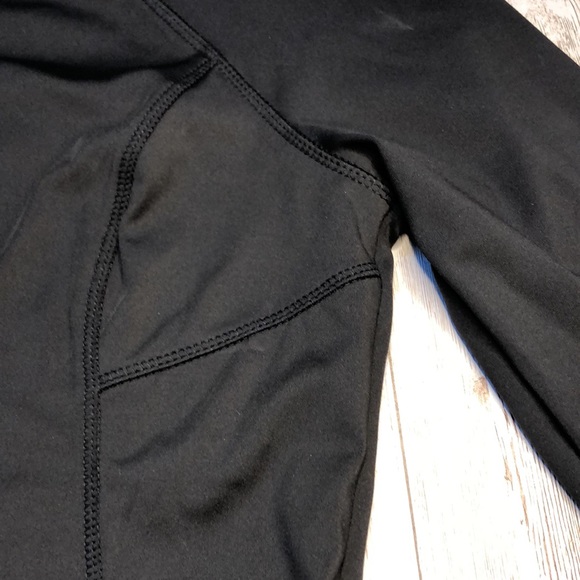 “SHEIN” EZwear,black,mock-neck, raglan slv, sports compression top,size M, NWT - Picture 6 of 16